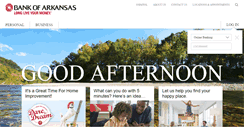 Desktop Screenshot of bankofarkansas.com