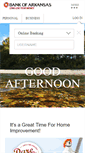 Mobile Screenshot of bankofarkansas.com